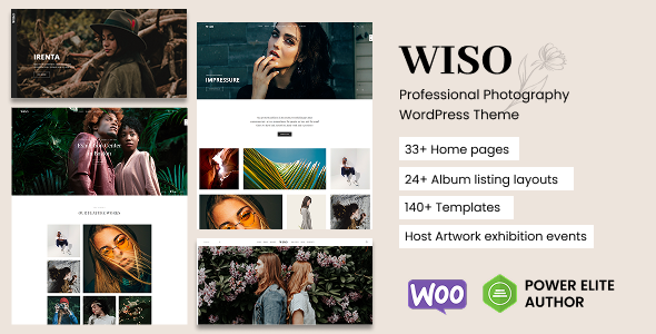 Wiso Photography v1.8.1 - WordPress Theme