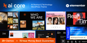 AI Core v1.0 - AI Startup & Technology WordPress Theme