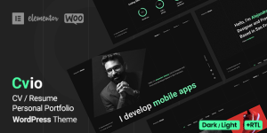 Cvio v3.5.0 - Personal Portfolio WordPress Theme