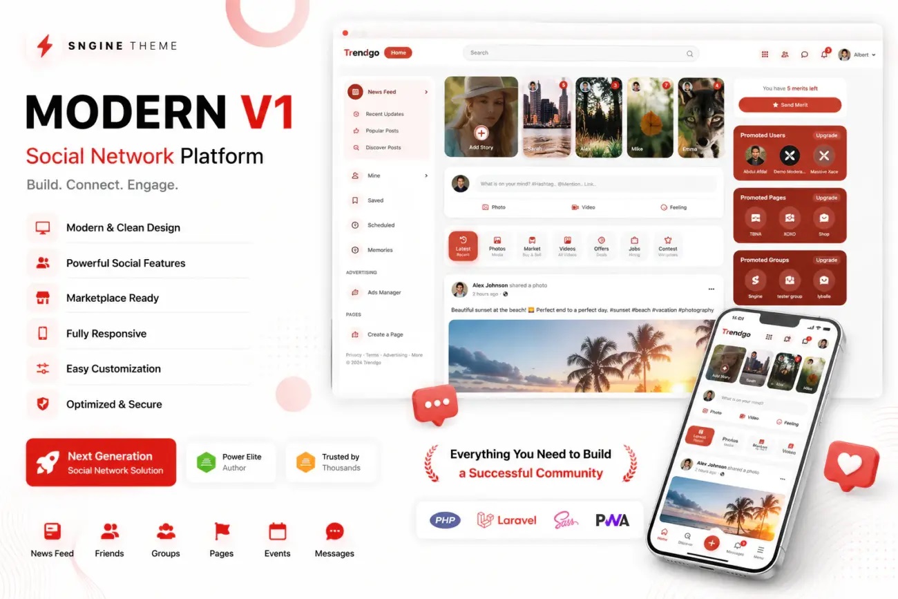 Diamond Pro Sngine Theme v1.0