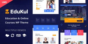Edukul v1.36 - Online Courses WordPress Theme