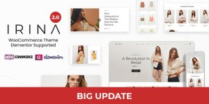 IRINA v2.1.2 - Elementor WooCommerce Theme