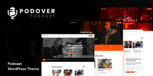 Podover v1.2.5 - Podcast Wordpress Theme