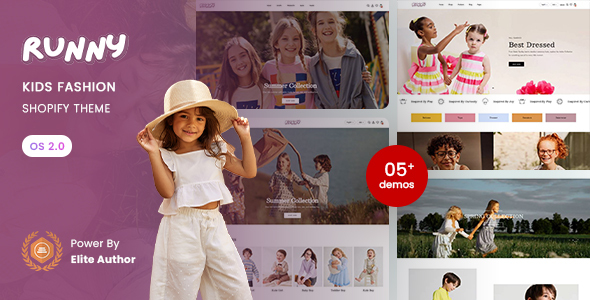 Runny v1.0.0 - Kids Fashion Shopify 2.0 Theme