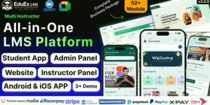 EduEx LMS v3.0.0 - Ultimate Learning Management System (LMS) with (Laravel + Flutter Apps)