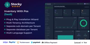 Stocky SaaS v1.4 – POS & Inventory Management | ERP, HRM, WooCommerce & Online Store