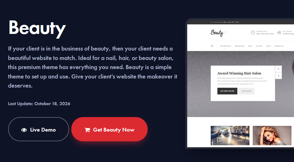 Beauty PT Business WordPress Theme v2.2.0
